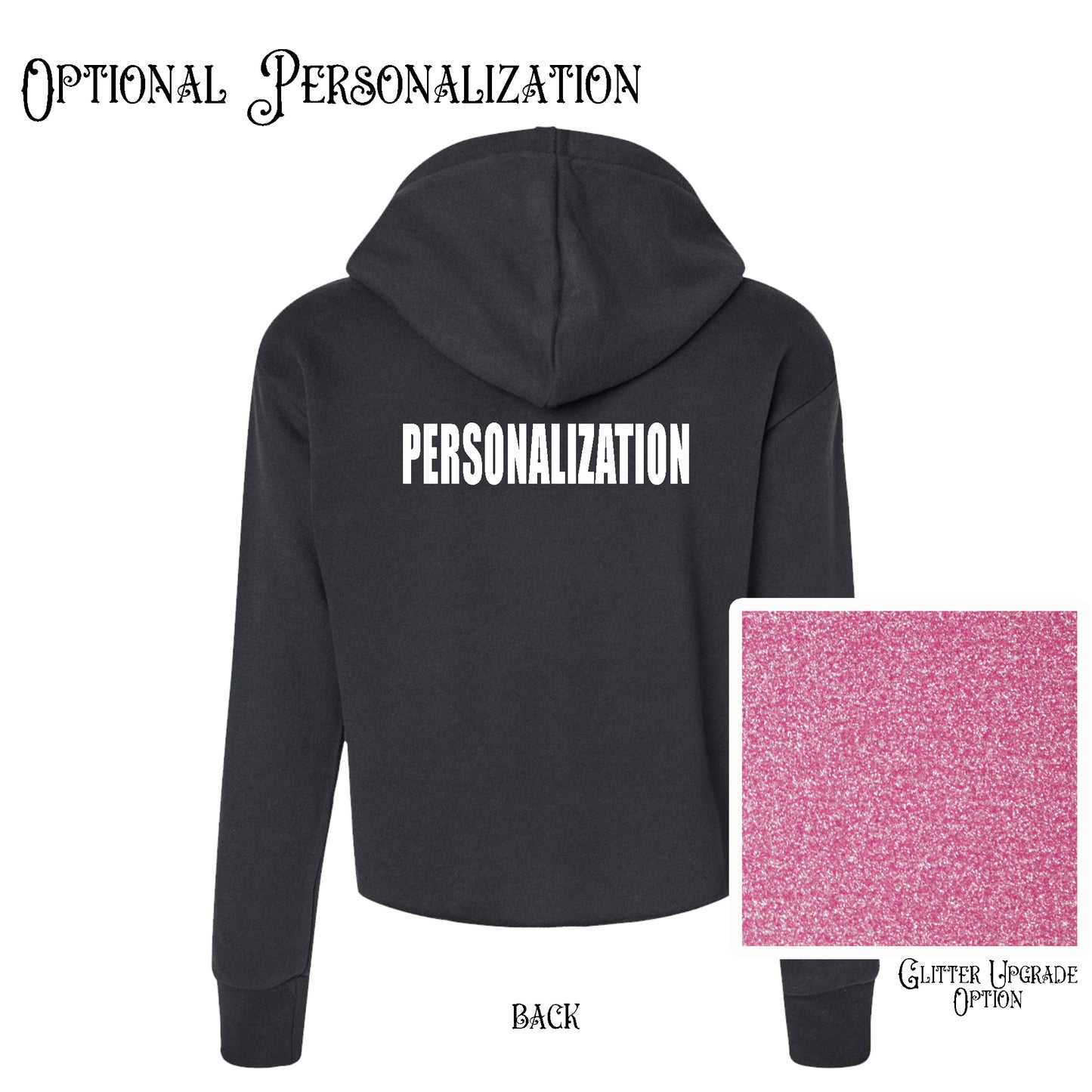 Nutcracker Cropped Hooded Sweatshirt