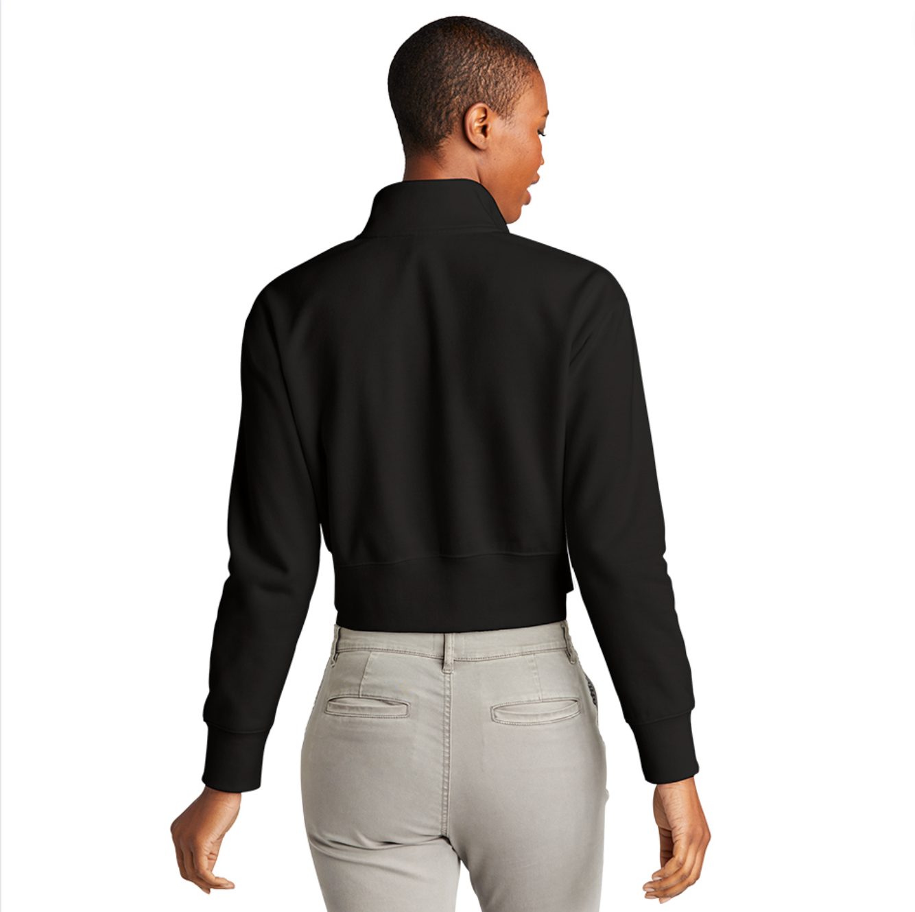 Women's Cropped Fleece 1/2 Zip