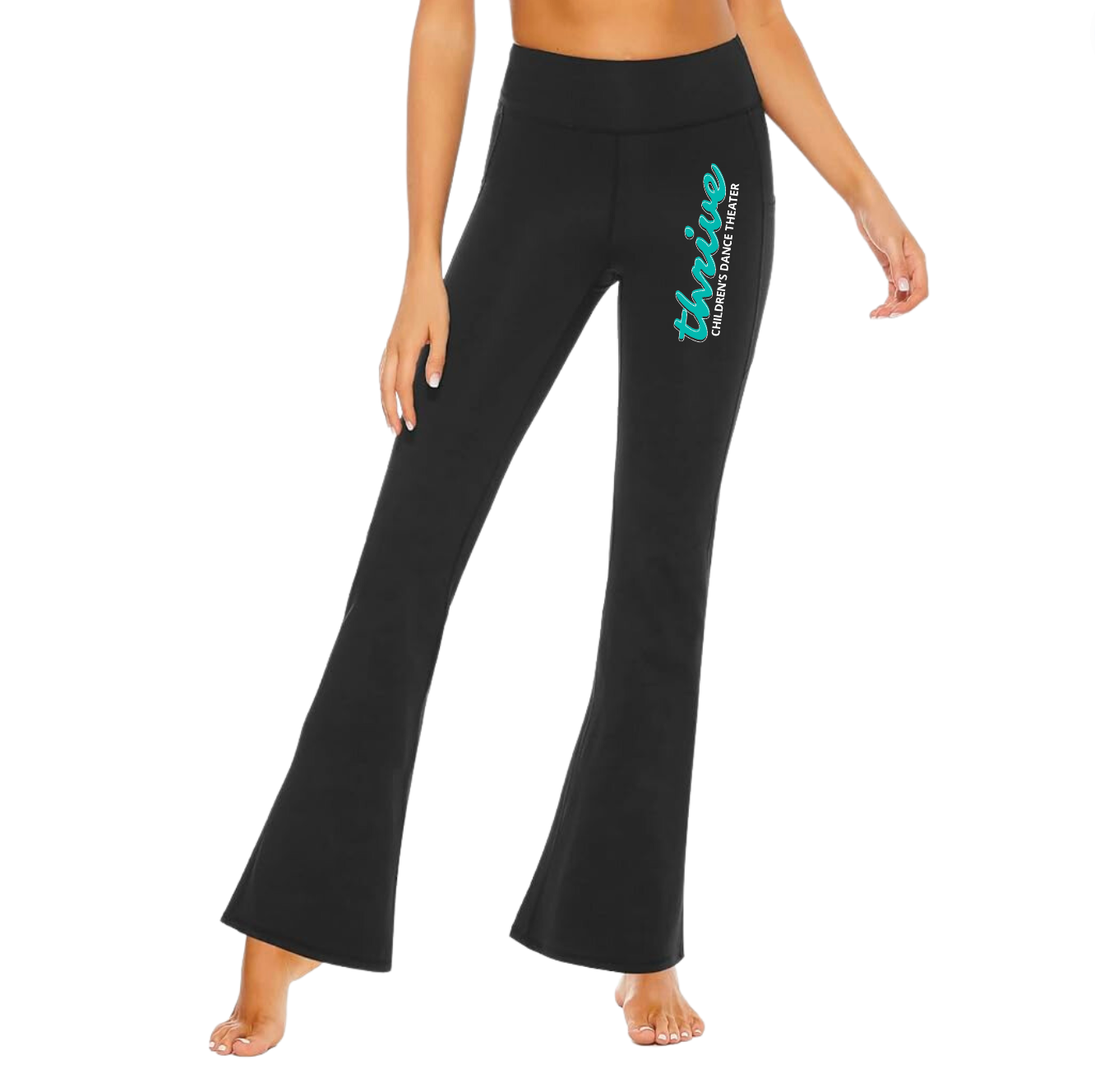 Adult Flared Leggings w/ Pocket