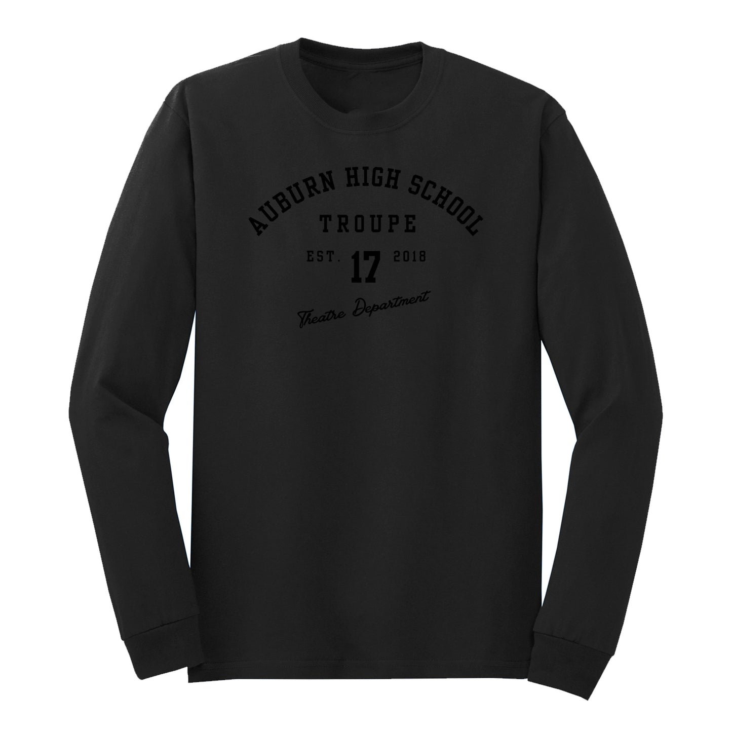 Black on Black Troupe 17 Long sleeve T-shirt