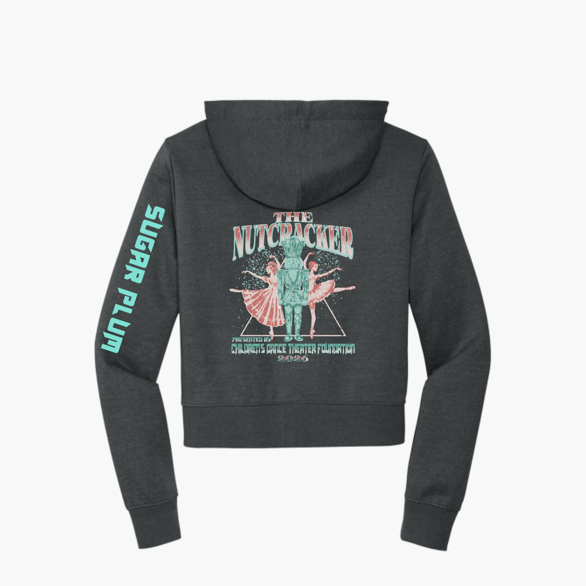 The Nutcracker 2026 Cropped Full Zip Sweatshirt