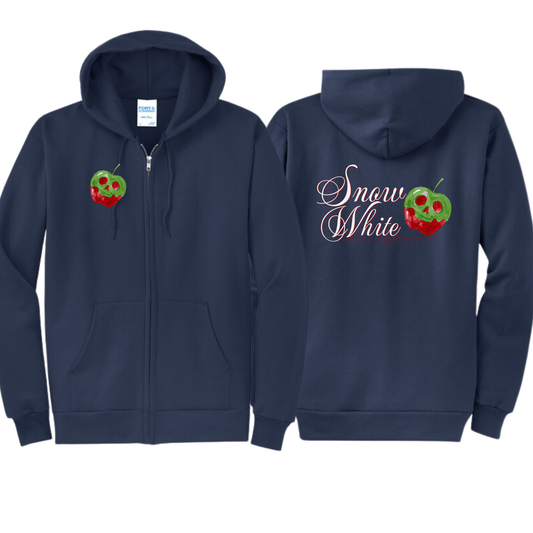 Snow White Full Zip Hoodie