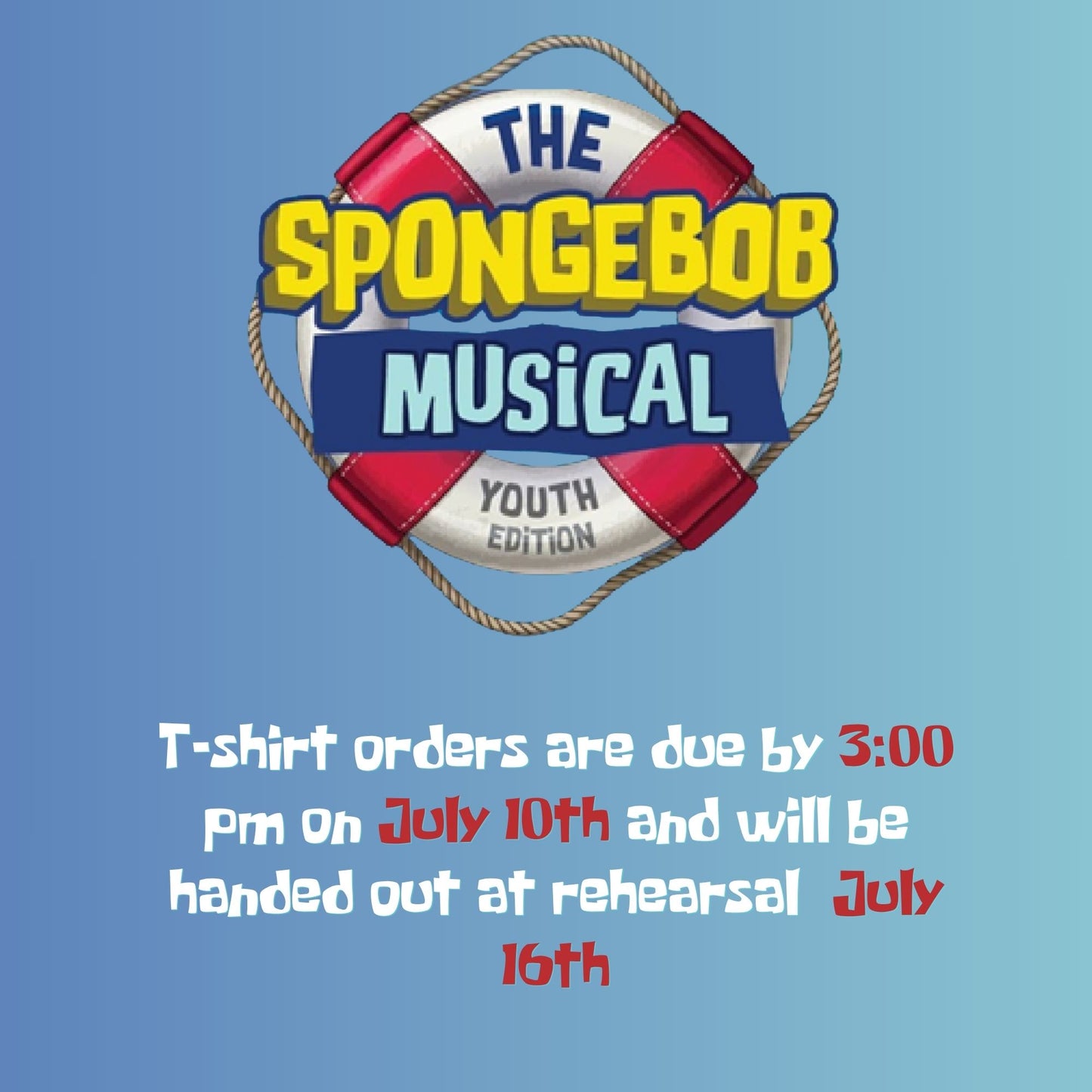 The Spongebob Musical T-shirts