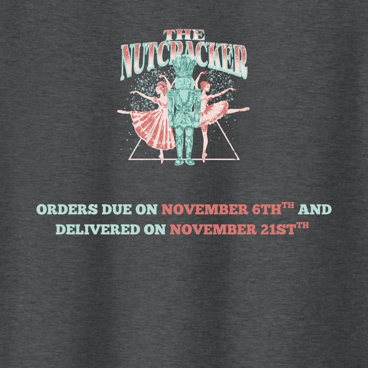 The Nutcracker 2026 Cropped Hooded Sweatshirt