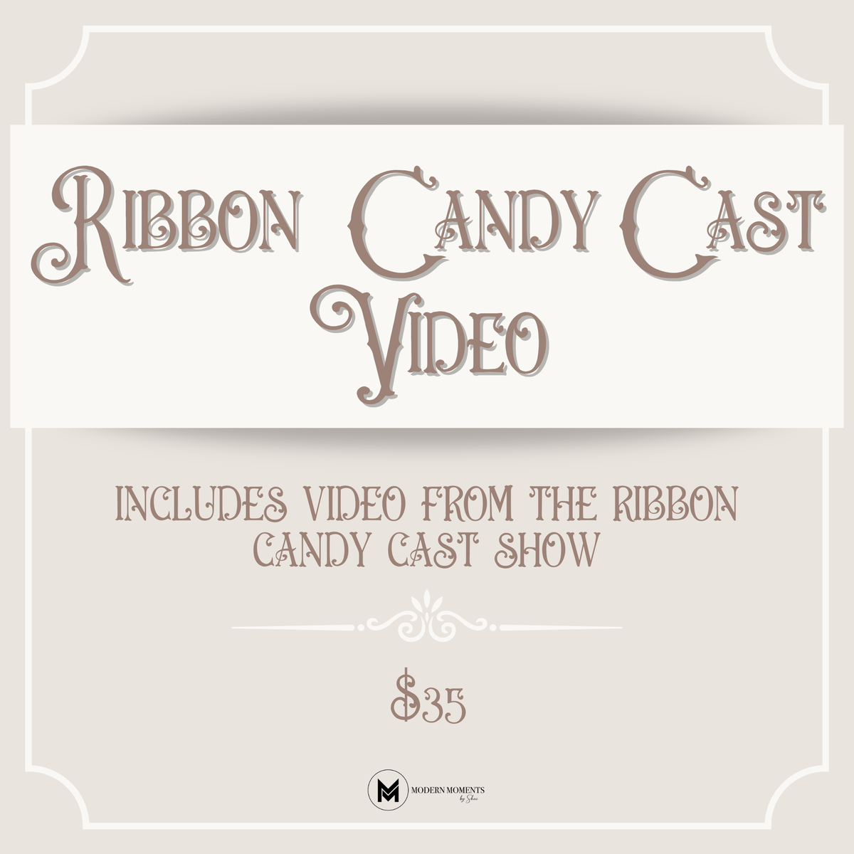 Ribbon Candy Show Video