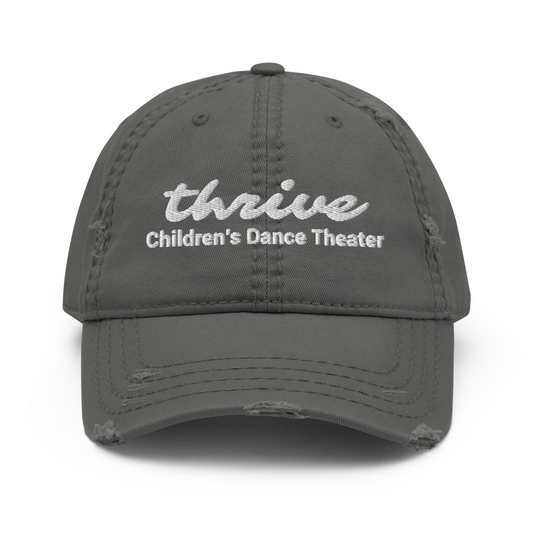 Embroidered Distressed Hat