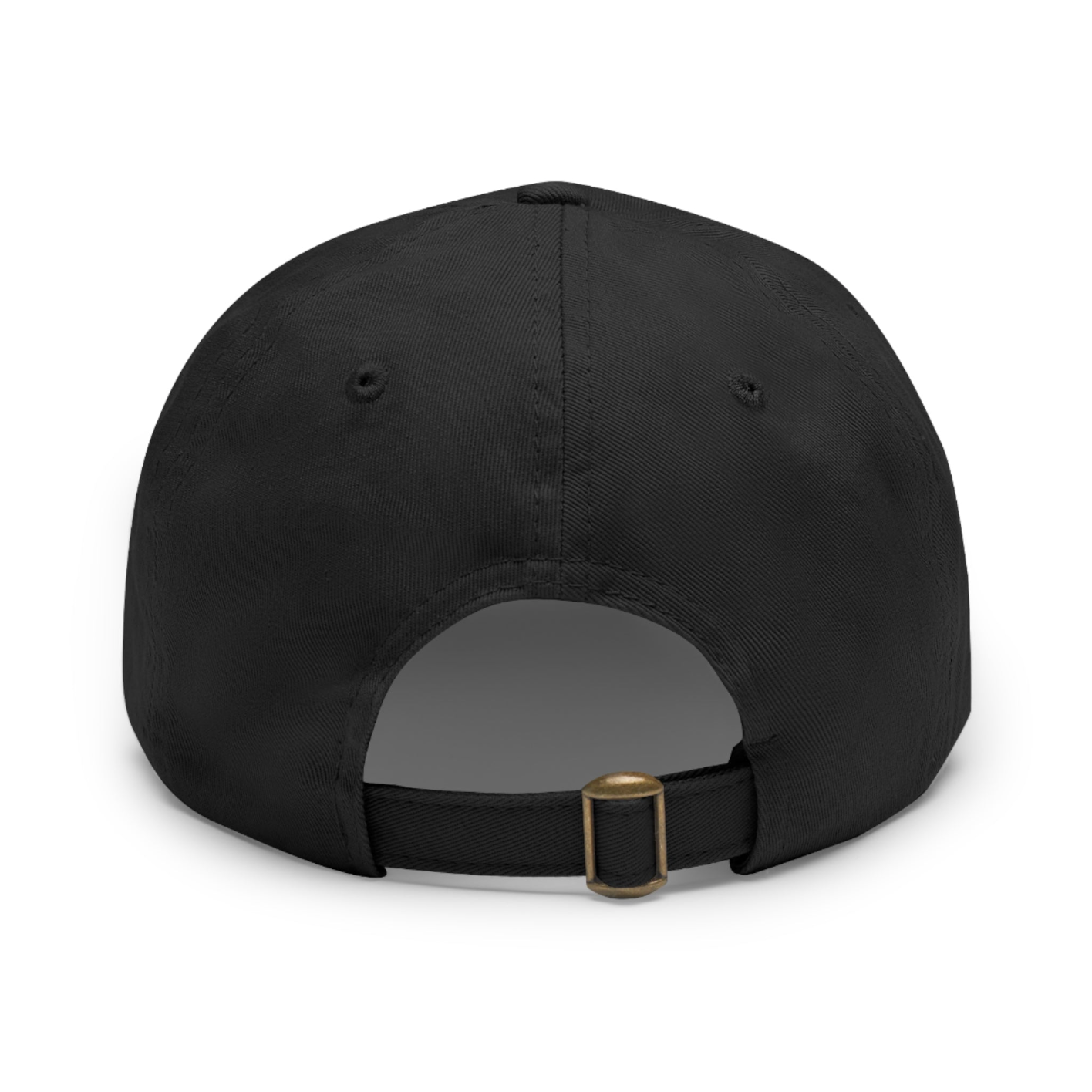 Faux Leather Patch Hat