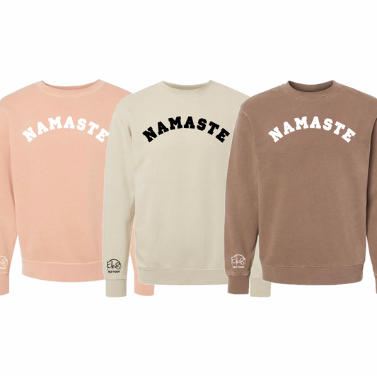 Namaste Fleece Crewneck Sweatshirt